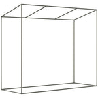 Walk-in Garden Greenhouse - Steel Frame, Roll Up Door, Weatherproof, Portable - 200x76x168cm