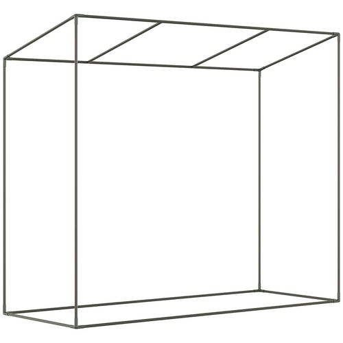 Walk-in Garden Greenhouse - Steel Frame, Roll Up Door, Weatherproof, Portable - 200x76x168cm