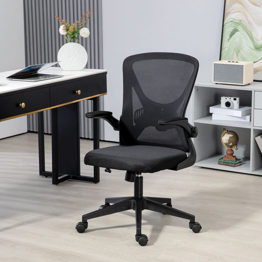 Mesh Office Chair Computer Chair with Lumbar Support, Swivel Wheels