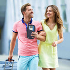Deluxe Passport Org - Navy Blue - RFID Protected - Multifunctional Travel Wallet - Ideal Gift