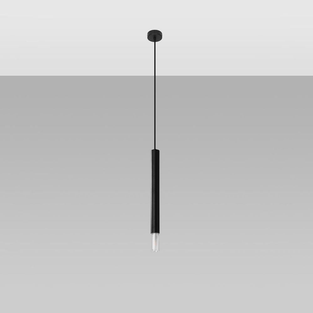 Modern Pendant Lamp - Steel & Glass - G9 - Stylish Design