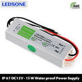 Waterproof LED Driver Power Supply Transformer AC240V-DC12V Power Converter 15W