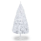 6FT Iron Leg White Christmas Tree with 400 Branches