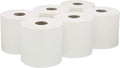 ASPECT Kitchen Rolls Centrefeed (6 Rolls, White) - 2 Ply Embossed Pattern Paper Towels - Strong and Absorbent Tissue Paper - UK Supplier - Wipe Away - for Commercial & Kitchen Use