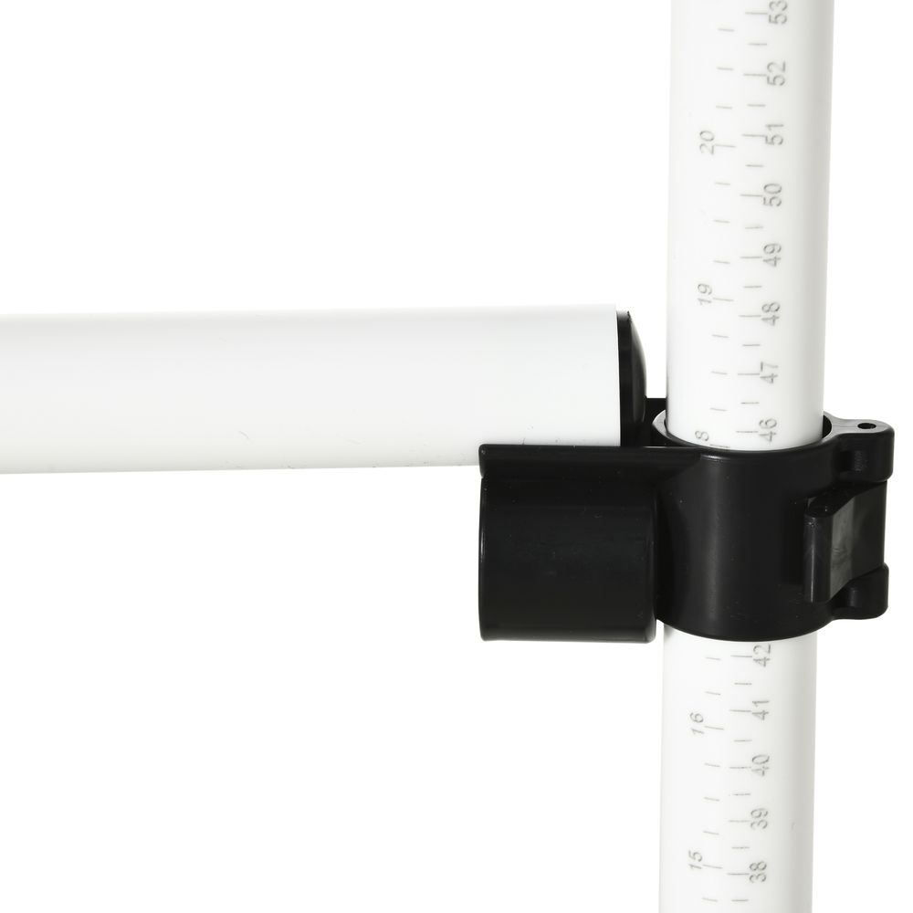 Dog Agility Training Equipment Height Adjustable Jump Hurdle Set of 4 w/ Carrying Bag