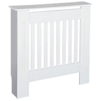 Radiator Cover Wooden Cabinet Shelving Home Office Vertical Slattted Vent