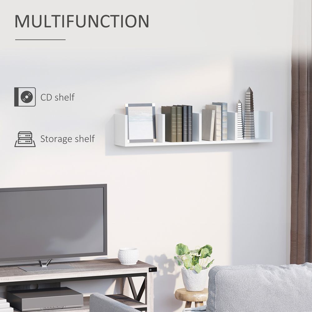 Multi-Media Wooden Shelf - Organize Your Collection