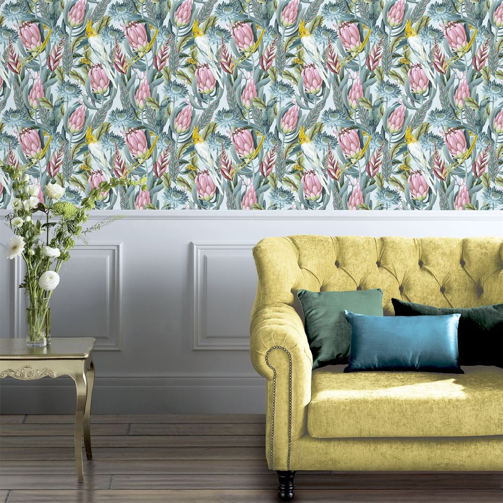 Rainforest Escape Green Pink