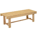 2-Seater Outdoor Garden Fir Wood Patio Bench
