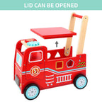 Kids Ride-On Fire Engine - Durable & Realistic Toy for Imaginative Play Baby Walker