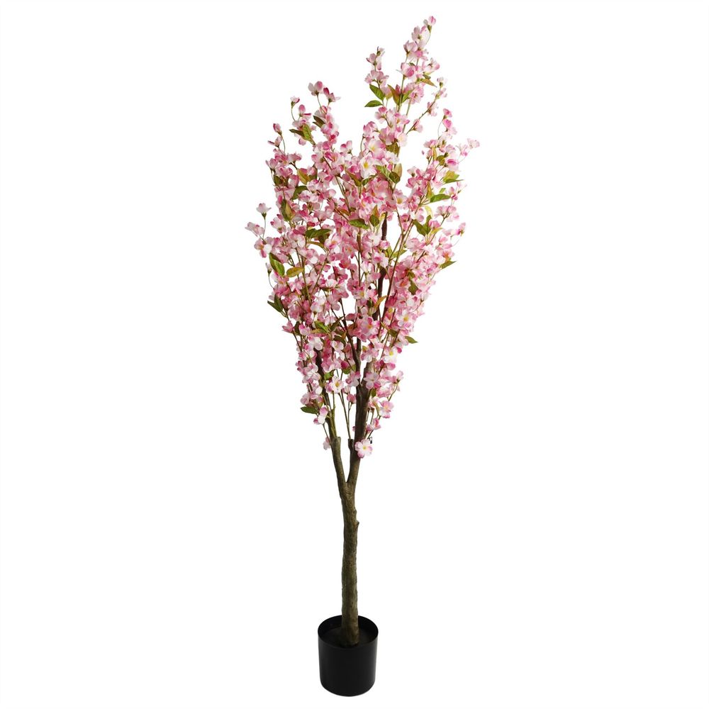 180cm Artificial Pink Cherry Tree - for Home or Office Decor