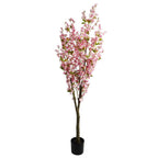 180cm Artificial Pink Cherry Tree - for Home or Office Decor