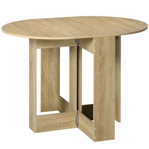Folding Dining Table Foldable Drop Leaf Dinner Table for Kitchen