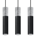Steel Pendant lamp Steel, concrete Borgio modern Design GU10