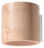 Wood Natural 1 Light Classic Wall Light