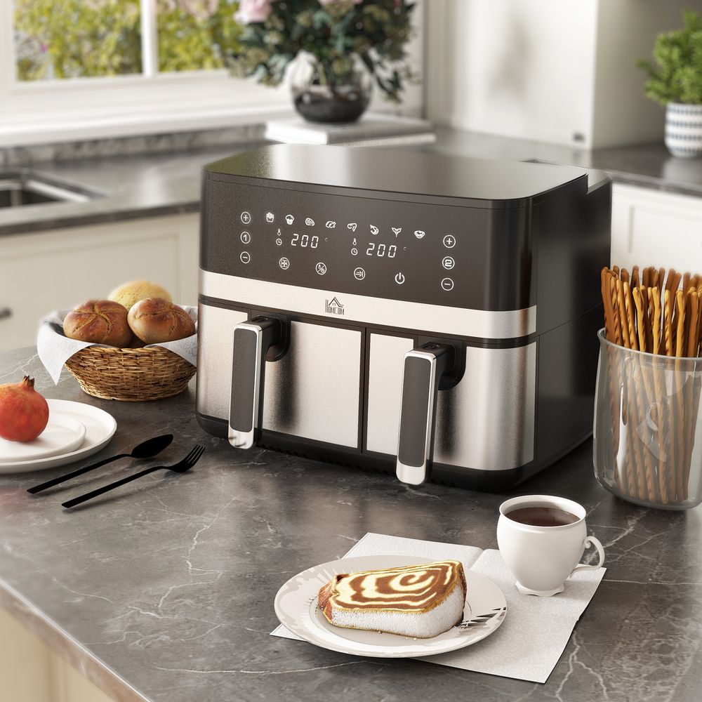 Dual Zone Air Fryer 8.5L with SYNCFinish 2700W - 2x the Taste, Double the Speed, Precision