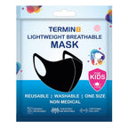 Lightweight Breathable Reusable Face Mask for Kids - Black