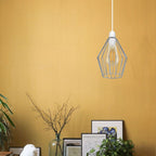 Modern Vintage Chrome Industrial Metal Rustic Lampshade Vintage Light