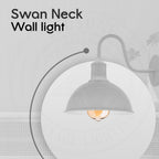 Vintage Industrial Wall Light Dome Metal E27 Indoor Lamp~ 5705