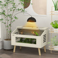Reptile Terrarium, 111L Snake Vivarium with Tempered Glass Windows