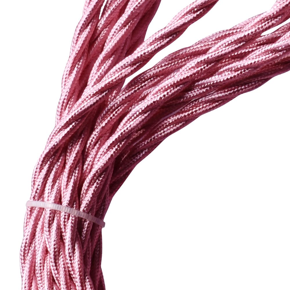 Vintage Italian Braided Cable, Durable, Flexible - for UK Light Fixtures