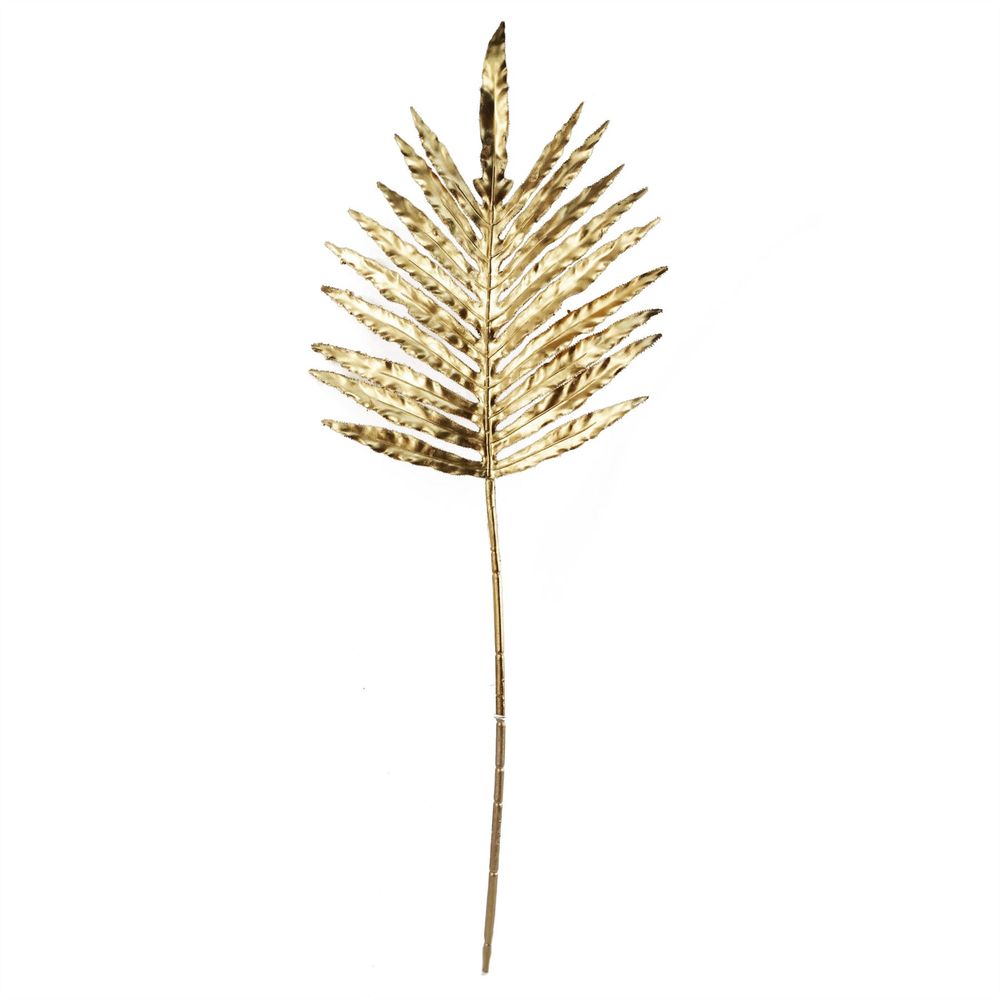 Artificial Palm Leaf - Gold, 95cm, Pack of 6