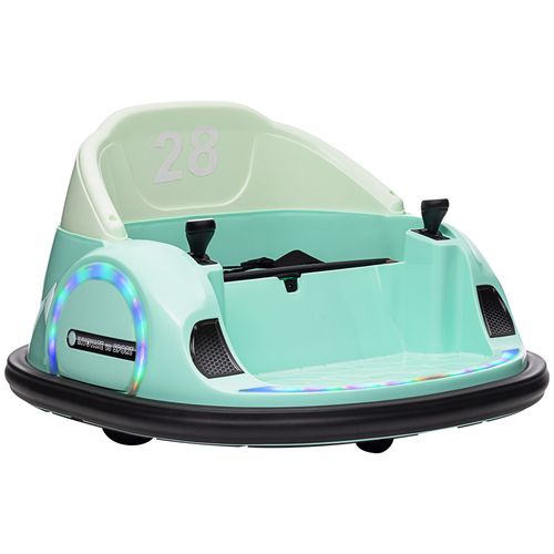 360° Rotation 12V Kids Bumper Car w/ Remote Control
