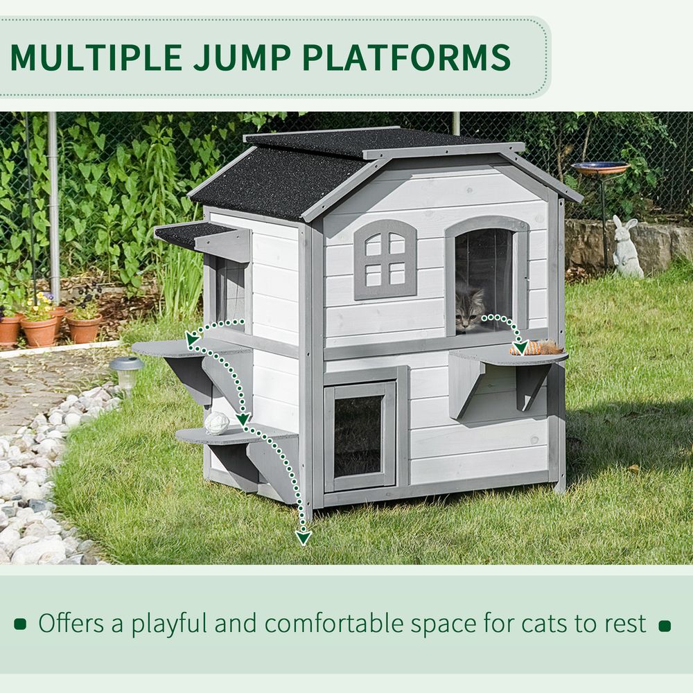 Kitten Condo - Openable Roof, Catio Enclosure, White