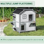 Kitten Condo - Openable Roof, Catio Enclosure, White