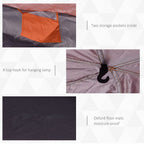 4 Person Pop Up Tent: Camping, Festival, Hiking - Family Shelter, Portable