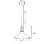 Vintage Industrial Ceiling Pendant Light Retro Loft Style Metal Shade Lamp