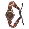 Kahuna Ladies Brown Dial Friendship Watch -! Limited stock, needs re-battery. Fabric strap. KLF-0022L