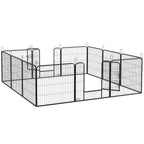 Heavy Duty Puppy Play Pen - 12 Panels, Indoor & Outdoor Use
