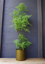 150cm Artificial Natural Moss Base Fern Foliage Plant with Leaf Detail