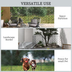 Decorative Garden Fencing: 43in x 11.4ft Steel Edging, & Stylish