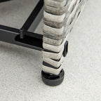 Gas Fire Pit Table w/ Rain Cover, Mesh Lid & Lava Stone, 40,000 BTU