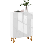 Shoe Storage Cabinet with Soft-Close Hinges and Adjust Shelves