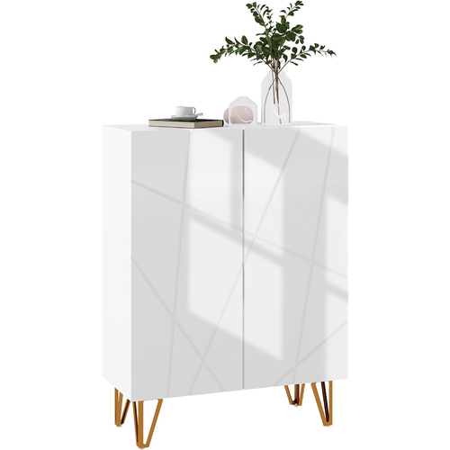 Shoe Storage Cabinet with Soft-Close Hinges and Adjust Shelves
