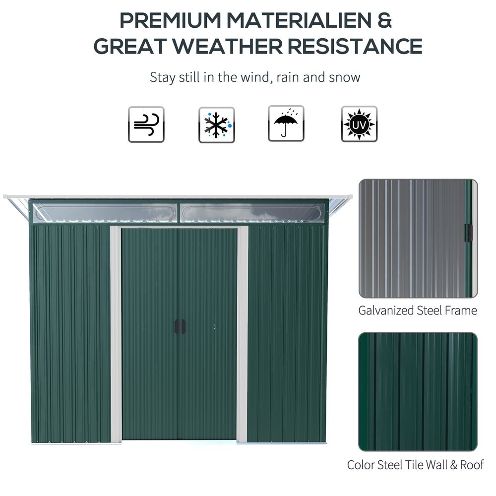Outdoor Storage Shed - Spacious, Durable & Lockable - Ideal for Tools, Equipment & Bikes