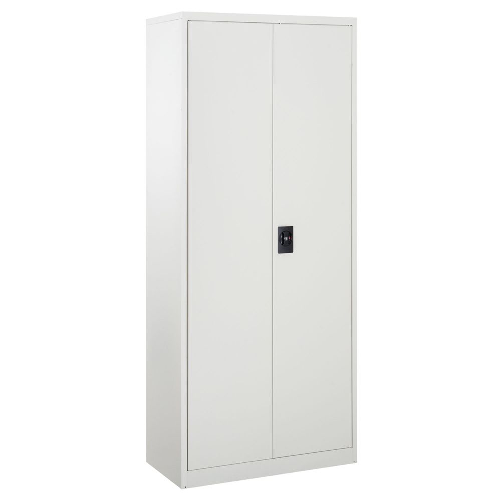 Filing Cabinet Storage Office 2 Doors Adjustable Shelf Metal
