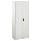 Filing Cabinet Storage Office 2 Doors Adjustable Shelf Metal