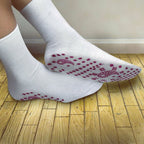 Envie Tourmaline Magnetic Health Socks - White