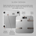 16-in-1 Health Bluetooth Smart Scale, Silver