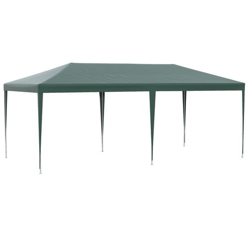 6m x 3m Garden Gazebo Marquee Canopy Party Tent Canopy Patio Green