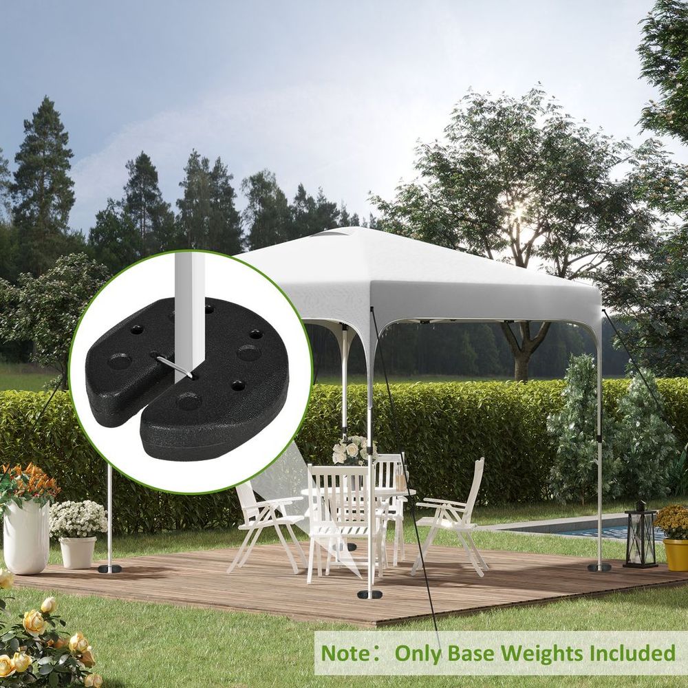 Gazebo Weights - Set of 4, Reinforce Pins, Easy Carry Belt - 12KG