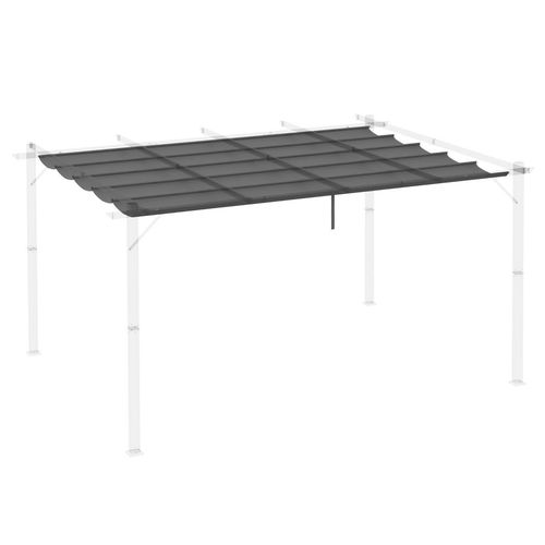 Pergola Shade Cover Replacement Canopy for 4 x 3(m) Pergola, Grey