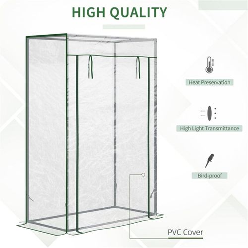 Mini Walk-in Greenhouse with Material Detail