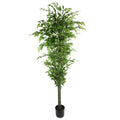 180cm Artificial Ficus Tree: Realistic, Green
