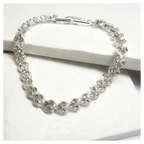 Diamante Heart Tennis Bracelet - Ideal Birthday or Christmas Gift