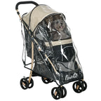 Pet Stroller - XS/S Dogs w/ Rain Cover - Khaki